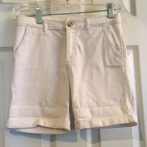 Abercrombie Girls White Shorts